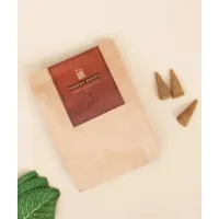 Благовония конусные "Огонь", натуральные травяные, 20 шт., Иша Лайф; Handmade Natural Fire Fragrance Cone (Pack of 20 pc), Isha Life